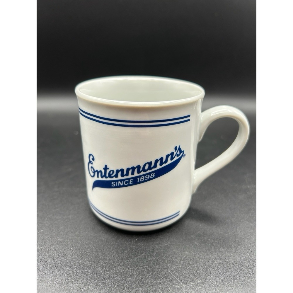 VTG Entenmann's Ceramic Coffee Mug Tea Hot Chocolate Cup 3.25" H x 3" Dia.